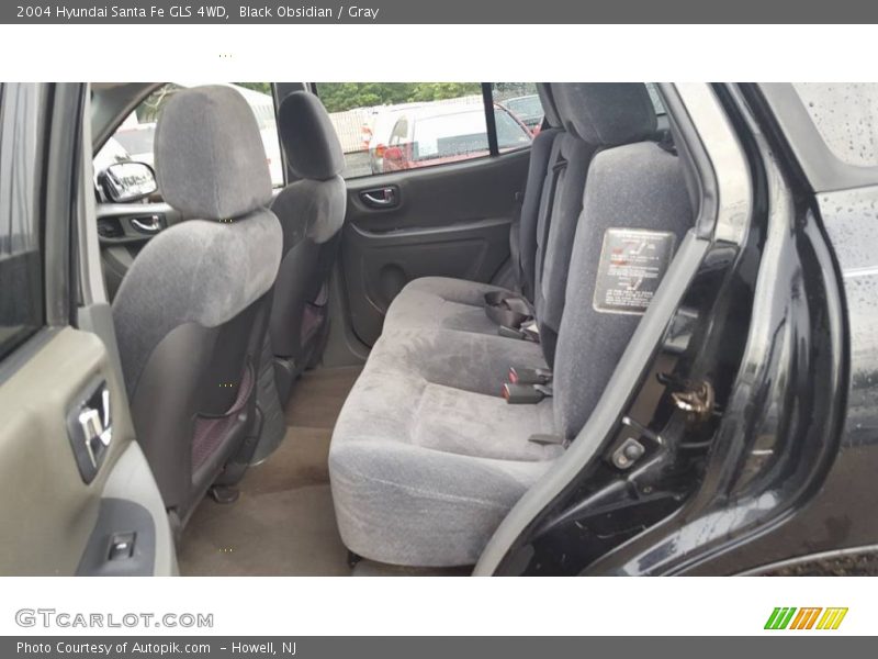 Black Obsidian / Gray 2004 Hyundai Santa Fe GLS 4WD