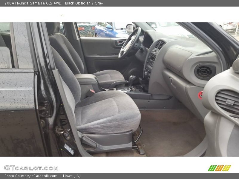 Black Obsidian / Gray 2004 Hyundai Santa Fe GLS 4WD