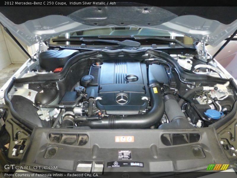 Iridium Silver Metallic / Ash 2012 Mercedes-Benz C 250 Coupe