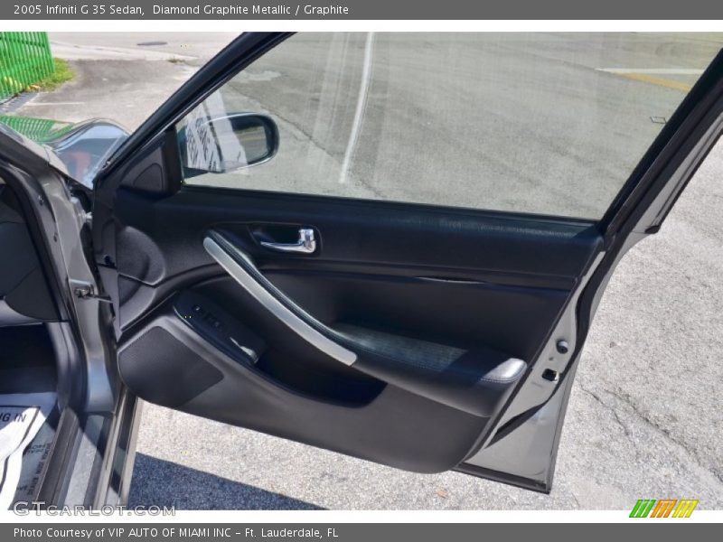 Diamond Graphite Metallic / Graphite 2005 Infiniti G 35 Sedan