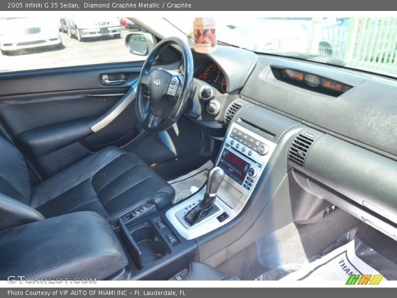 Diamond Graphite Metallic / Graphite 2005 Infiniti G 35 Sedan