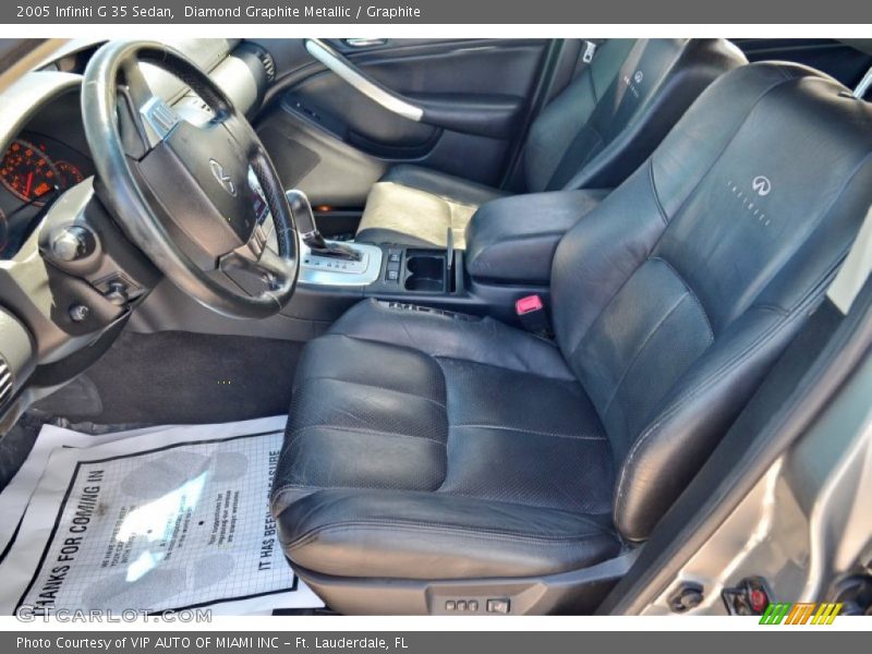 Diamond Graphite Metallic / Graphite 2005 Infiniti G 35 Sedan