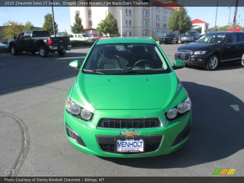Dragon Green Metallic / Jet Black/Dark Titanium 2015 Chevrolet Sonic LT Sedan