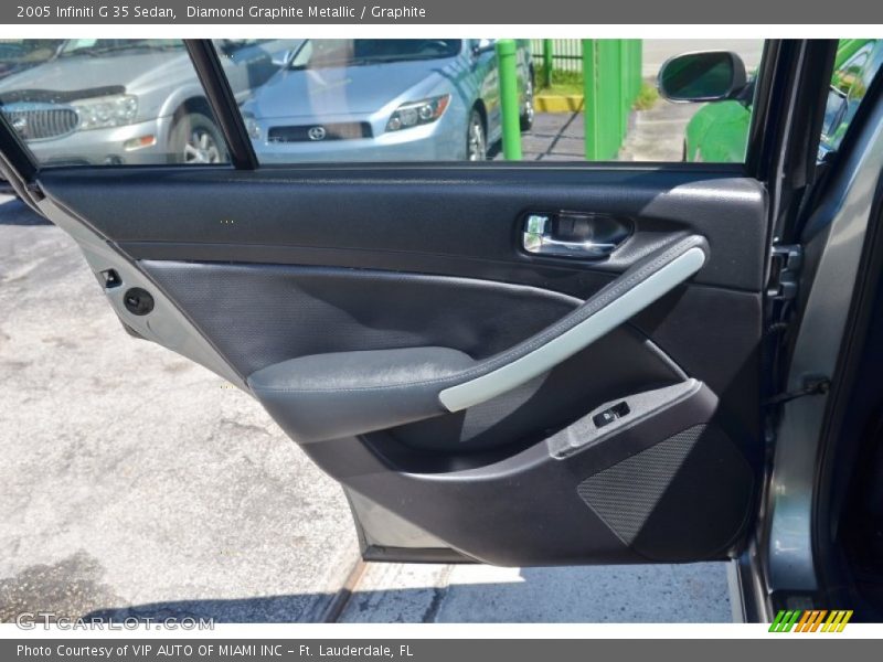 Diamond Graphite Metallic / Graphite 2005 Infiniti G 35 Sedan