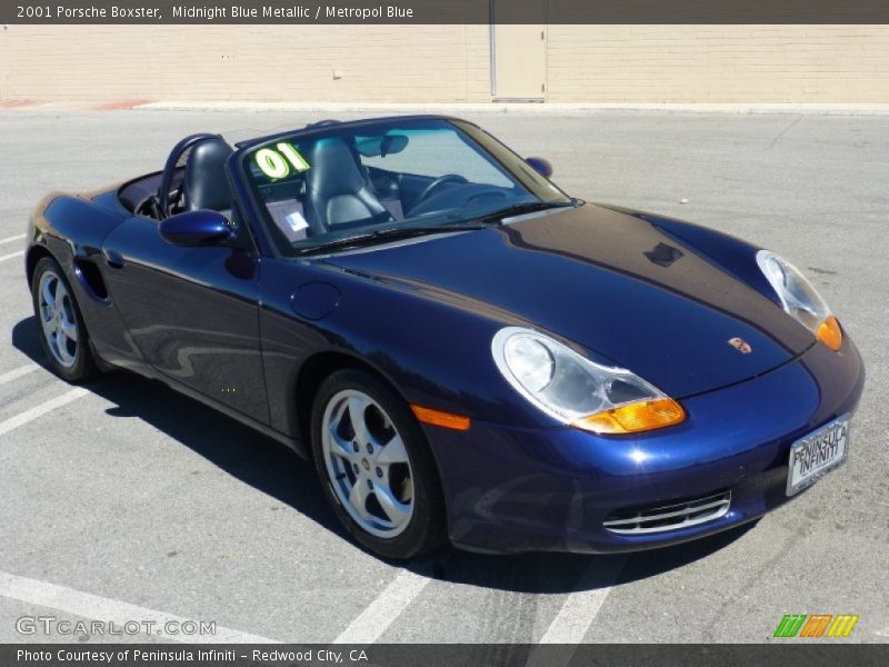 Midnight Blue Metallic / Metropol Blue 2001 Porsche Boxster