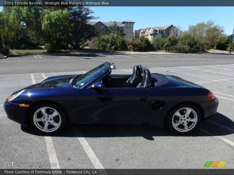 Midnight Blue Metallic / Metropol Blue 2001 Porsche Boxster