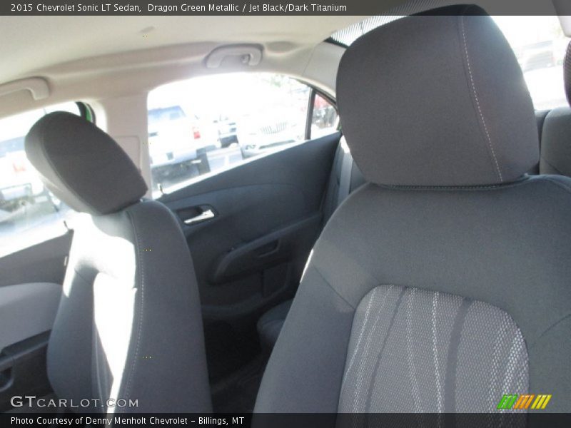 Dragon Green Metallic / Jet Black/Dark Titanium 2015 Chevrolet Sonic LT Sedan
