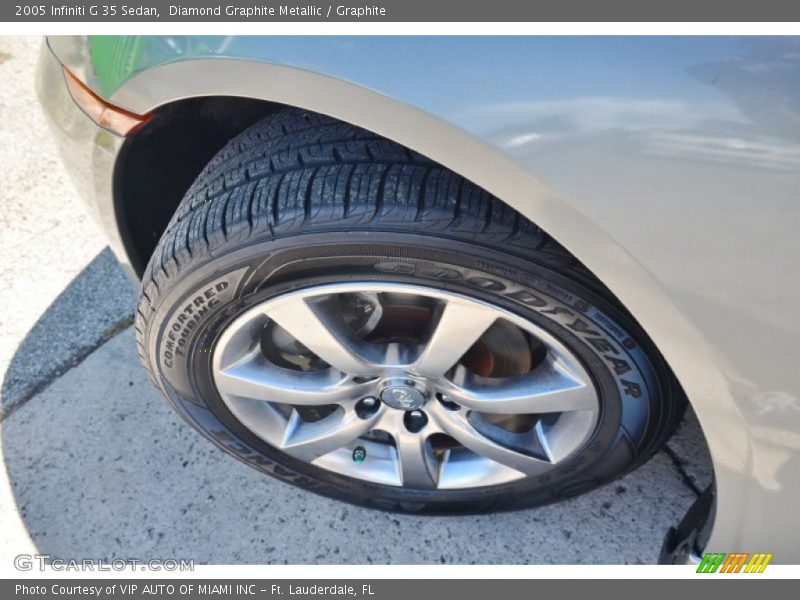 Diamond Graphite Metallic / Graphite 2005 Infiniti G 35 Sedan