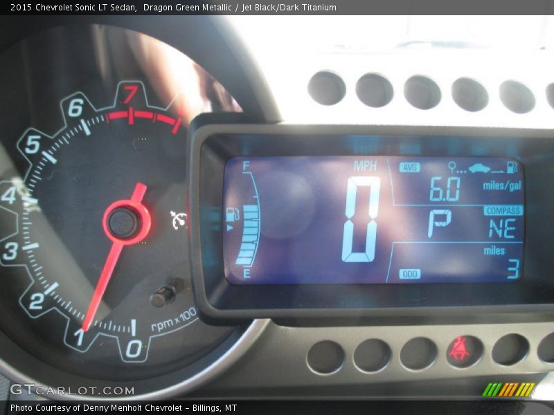 Dragon Green Metallic / Jet Black/Dark Titanium 2015 Chevrolet Sonic LT Sedan