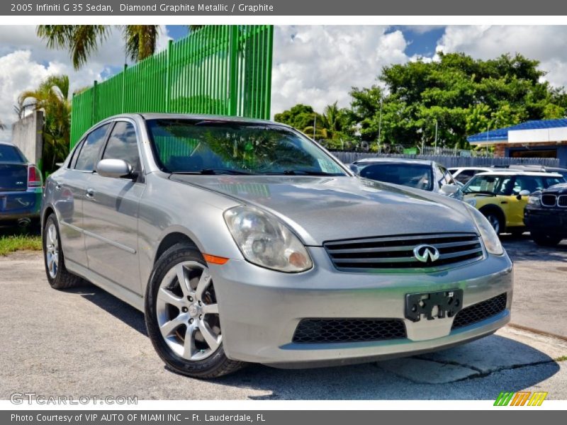 Diamond Graphite Metallic / Graphite 2005 Infiniti G 35 Sedan