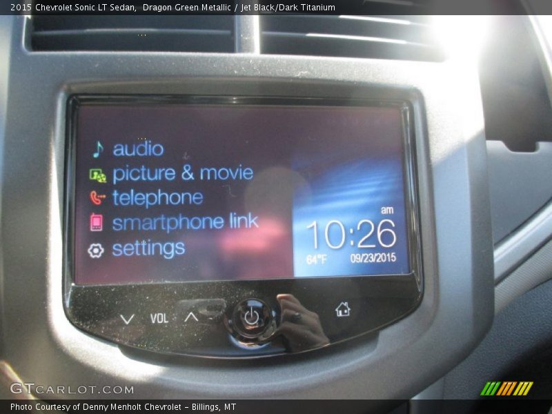 Dragon Green Metallic / Jet Black/Dark Titanium 2015 Chevrolet Sonic LT Sedan