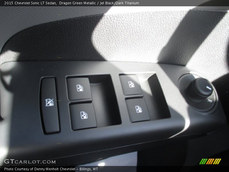 Dragon Green Metallic / Jet Black/Dark Titanium 2015 Chevrolet Sonic LT Sedan