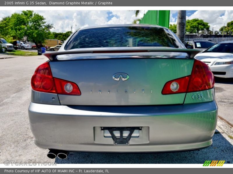 Diamond Graphite Metallic / Graphite 2005 Infiniti G 35 Sedan