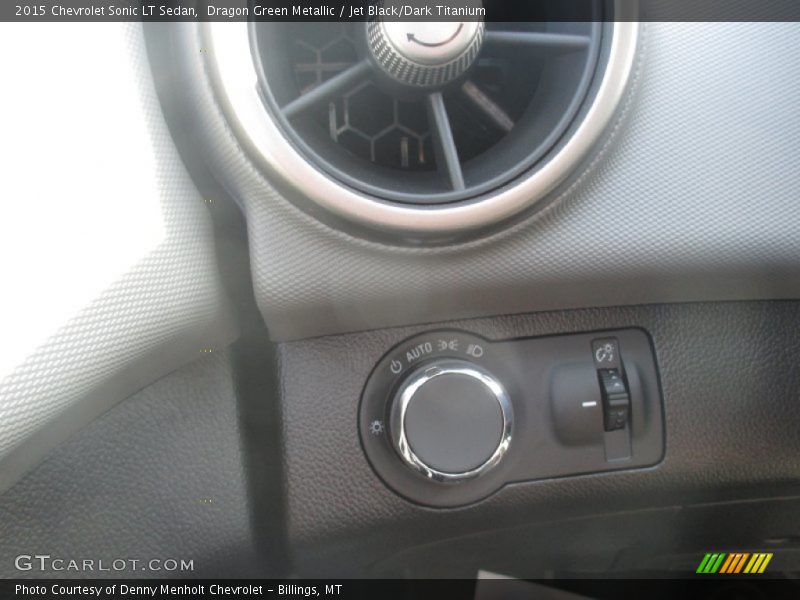 Dragon Green Metallic / Jet Black/Dark Titanium 2015 Chevrolet Sonic LT Sedan