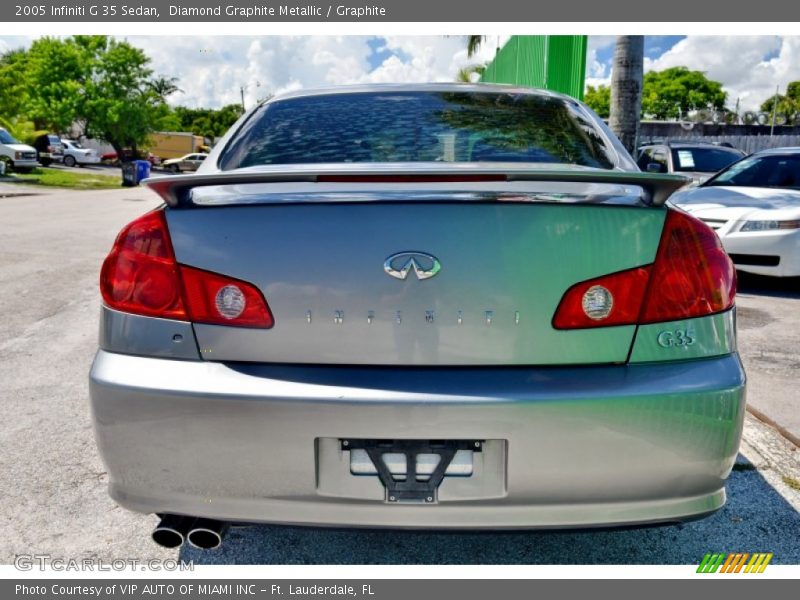 Diamond Graphite Metallic / Graphite 2005 Infiniti G 35 Sedan
