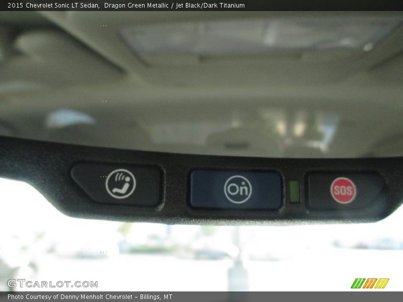 Dragon Green Metallic / Jet Black/Dark Titanium 2015 Chevrolet Sonic LT Sedan