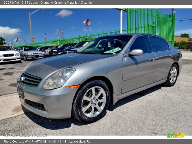 Diamond Graphite Metallic / Graphite 2005 Infiniti G 35 Sedan