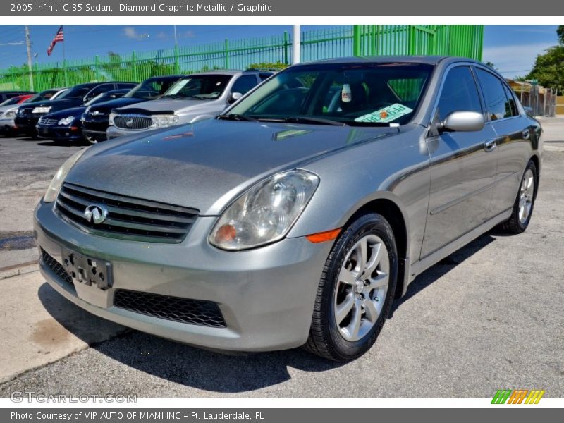 Diamond Graphite Metallic / Graphite 2005 Infiniti G 35 Sedan