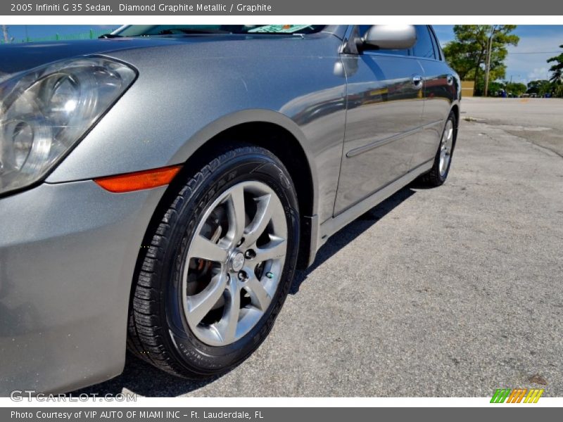Diamond Graphite Metallic / Graphite 2005 Infiniti G 35 Sedan