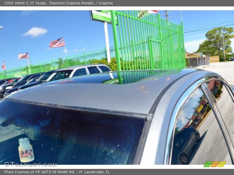 Diamond Graphite Metallic / Graphite 2005 Infiniti G 35 Sedan