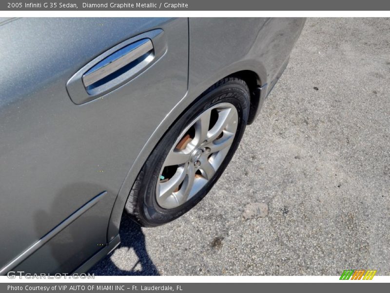 Diamond Graphite Metallic / Graphite 2005 Infiniti G 35 Sedan