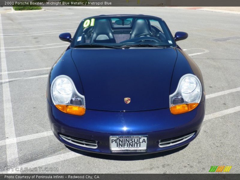 Midnight Blue Metallic / Metropol Blue 2001 Porsche Boxster