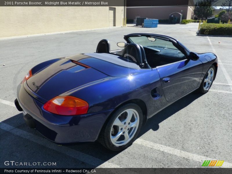 Midnight Blue Metallic / Metropol Blue 2001 Porsche Boxster