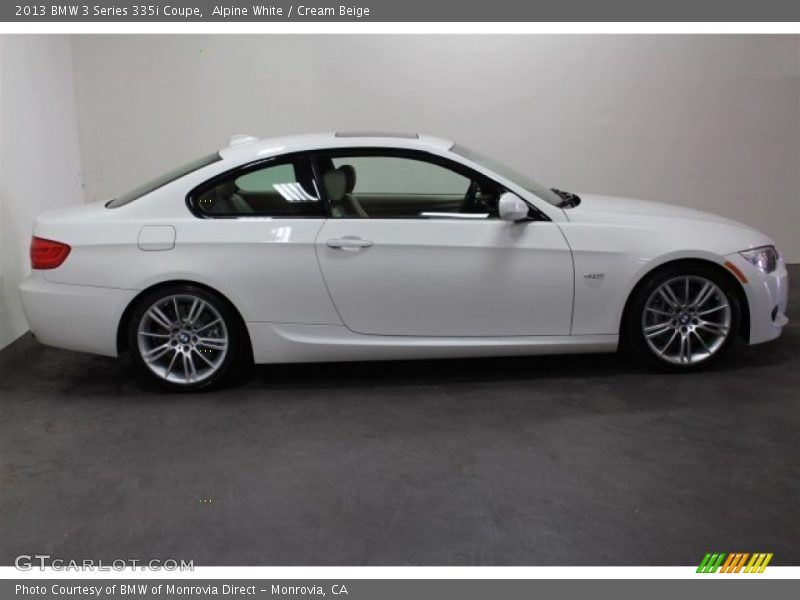 Alpine White / Cream Beige 2013 BMW 3 Series 335i Coupe