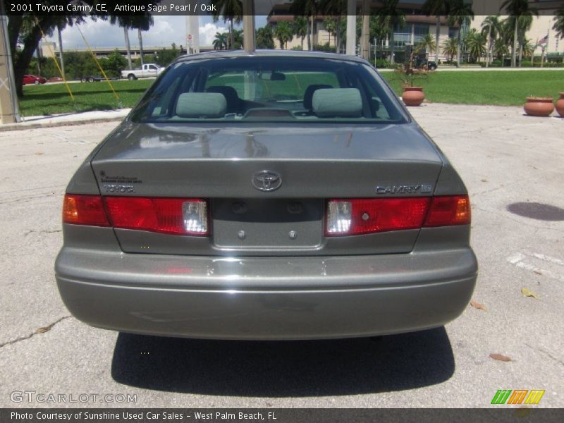 Antique Sage Pearl / Oak 2001 Toyota Camry CE