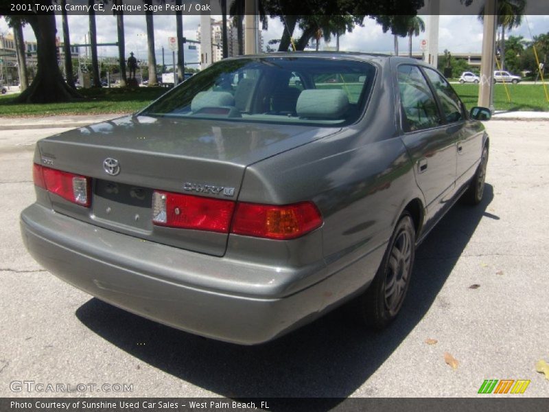 Antique Sage Pearl / Oak 2001 Toyota Camry CE