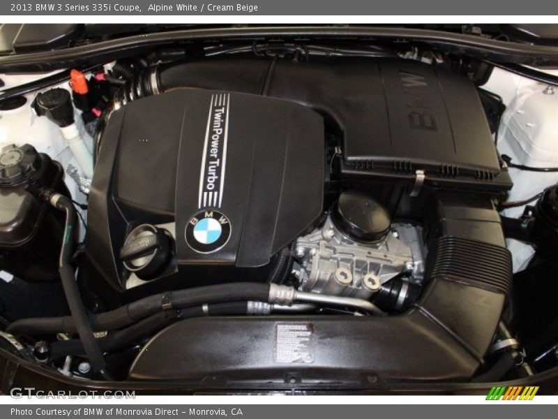 Alpine White / Cream Beige 2013 BMW 3 Series 335i Coupe