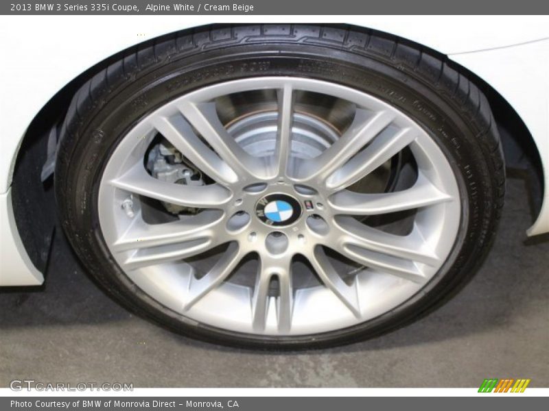 Alpine White / Cream Beige 2013 BMW 3 Series 335i Coupe