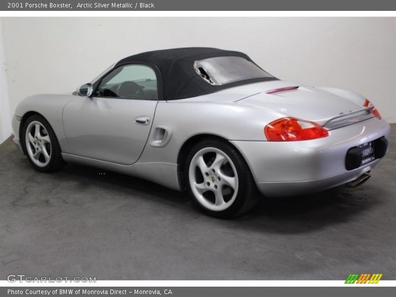 Arctic Silver Metallic / Black 2001 Porsche Boxster