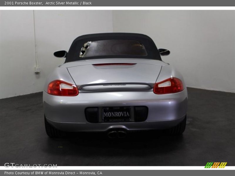 Arctic Silver Metallic / Black 2001 Porsche Boxster