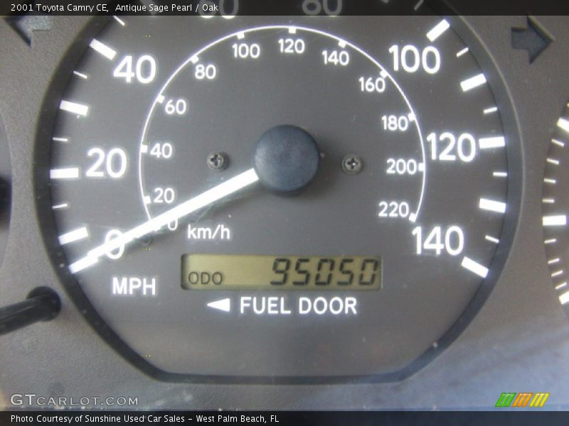 Antique Sage Pearl / Oak 2001 Toyota Camry CE