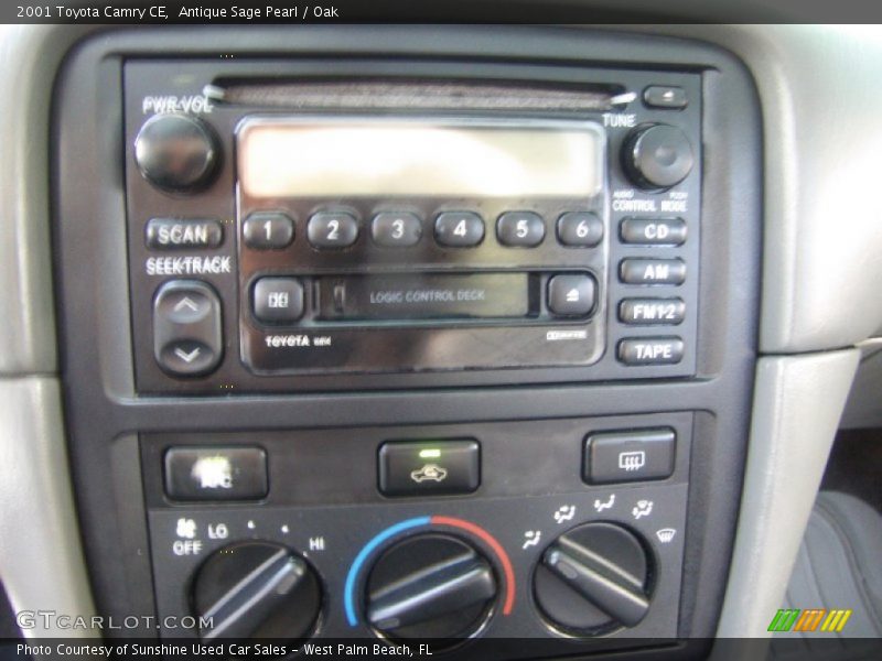 Antique Sage Pearl / Oak 2001 Toyota Camry CE