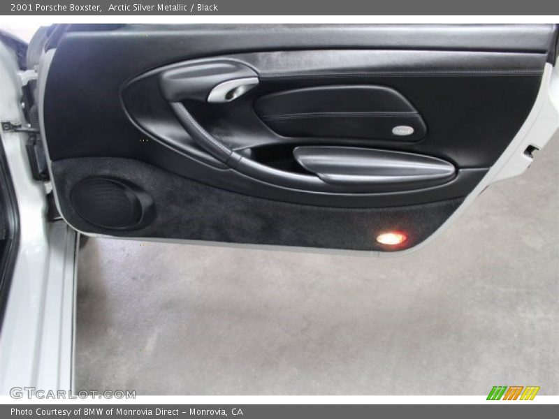 Arctic Silver Metallic / Black 2001 Porsche Boxster