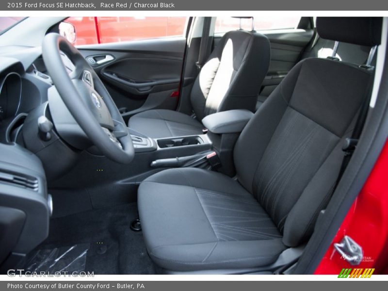 Race Red / Charcoal Black 2015 Ford Focus SE Hatchback