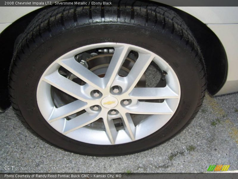 Silverstone Metallic / Ebony Black 2008 Chevrolet Impala LTZ