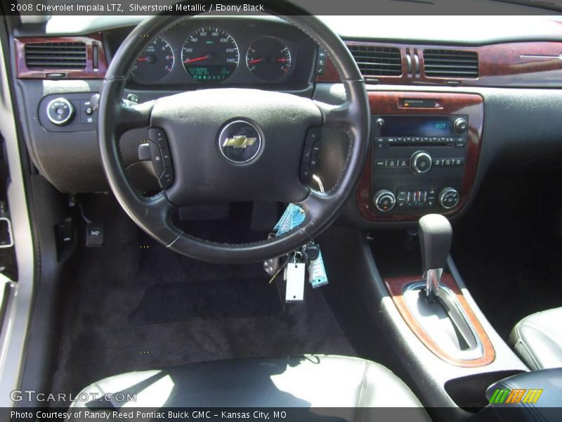 Silverstone Metallic / Ebony Black 2008 Chevrolet Impala LTZ