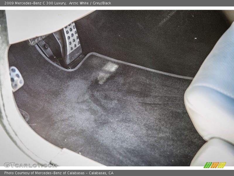 Arctic White / Grey/Black 2009 Mercedes-Benz C 300 Luxury