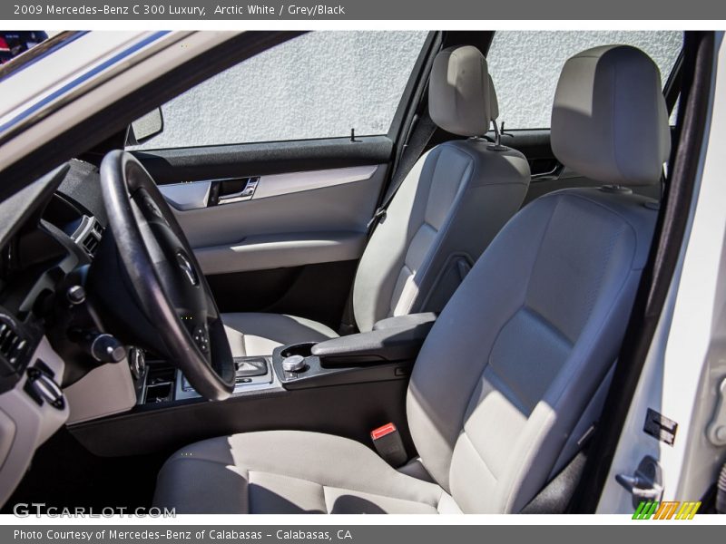 Arctic White / Grey/Black 2009 Mercedes-Benz C 300 Luxury