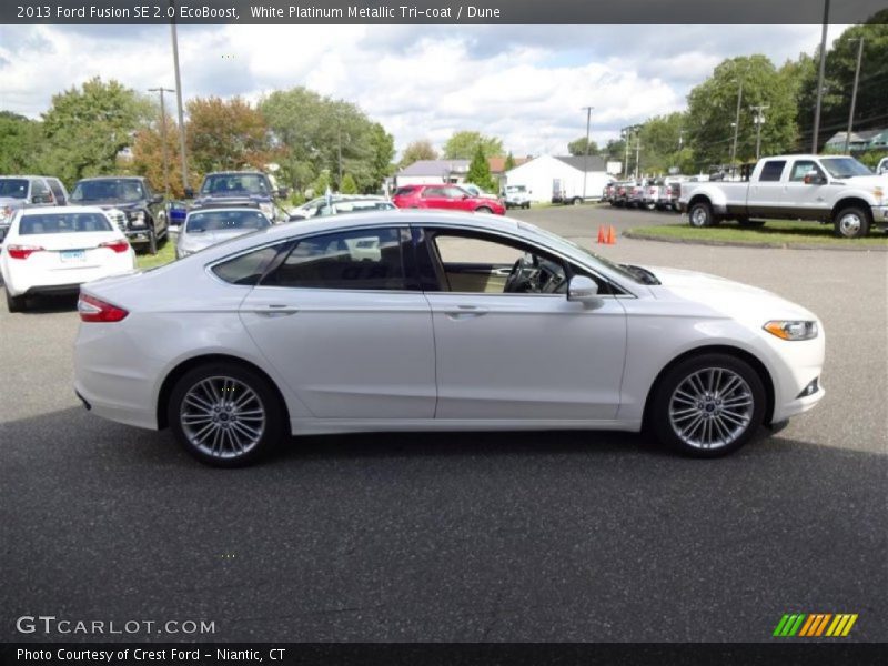  2013 Fusion SE 2.0 EcoBoost White Platinum Metallic Tri-coat