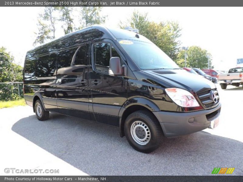 Jet Black / Lima Black Fabric 2013 Mercedes-Benz Sprinter 2500 High Roof Cargo Van