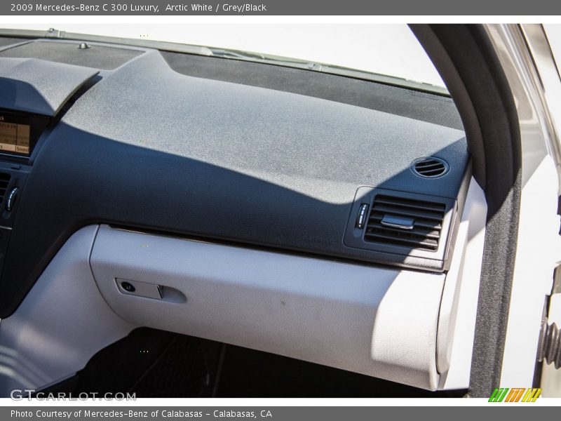 Arctic White / Grey/Black 2009 Mercedes-Benz C 300 Luxury