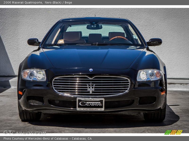 Nero (Black) / Beige 2006 Maserati Quattroporte
