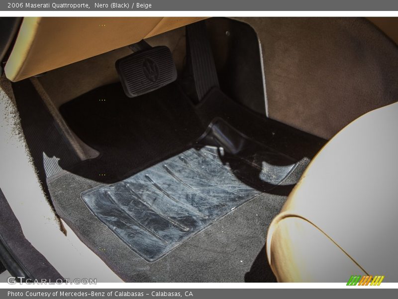 Nero (Black) / Beige 2006 Maserati Quattroporte