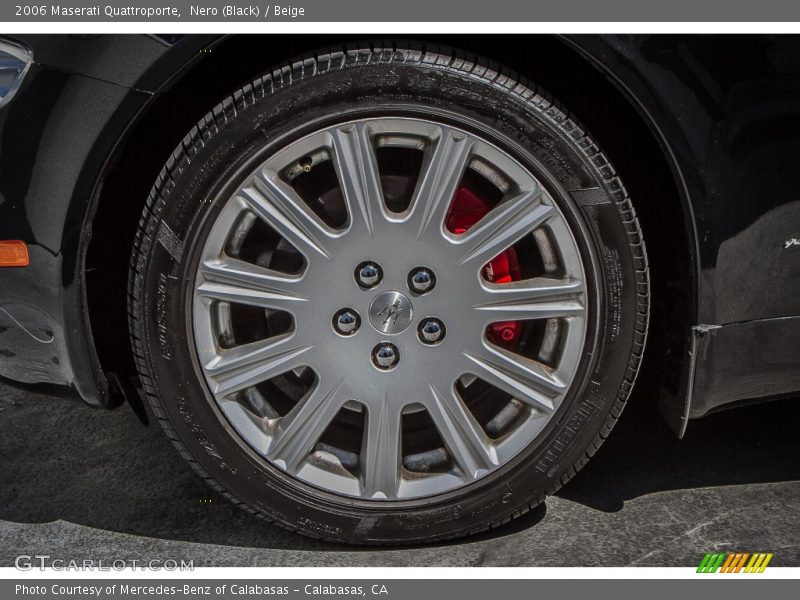 Nero (Black) / Beige 2006 Maserati Quattroporte