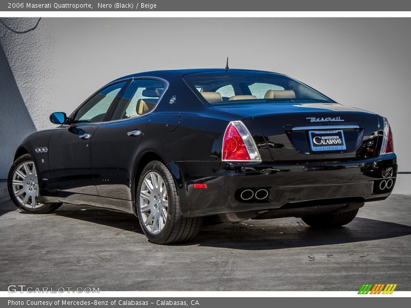 Nero (Black) / Beige 2006 Maserati Quattroporte