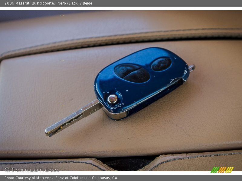 Nero (Black) / Beige 2006 Maserati Quattroporte